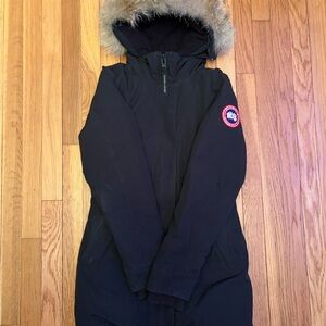 Canada Goose Black Ski Jacket with Fur Hood